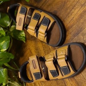 Vtg Dunlop leather  golf sandals
